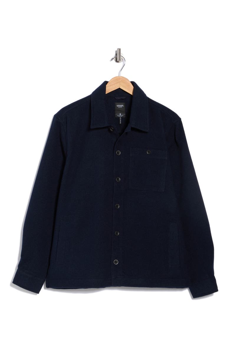 Flannel Shirt Jacket, Alternate, color, NAVY BLAZE