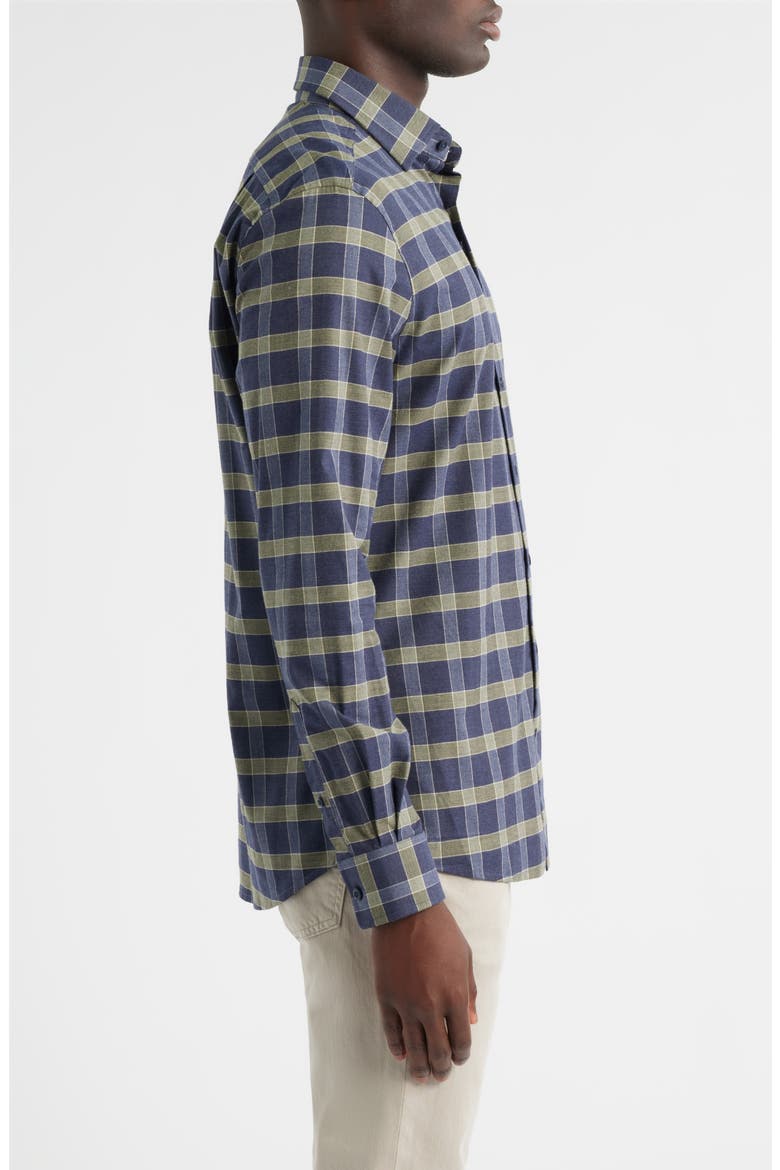 Daylynn Plaid Cotton Blend Button-Up Shirt, Alternate, color, VALLEY