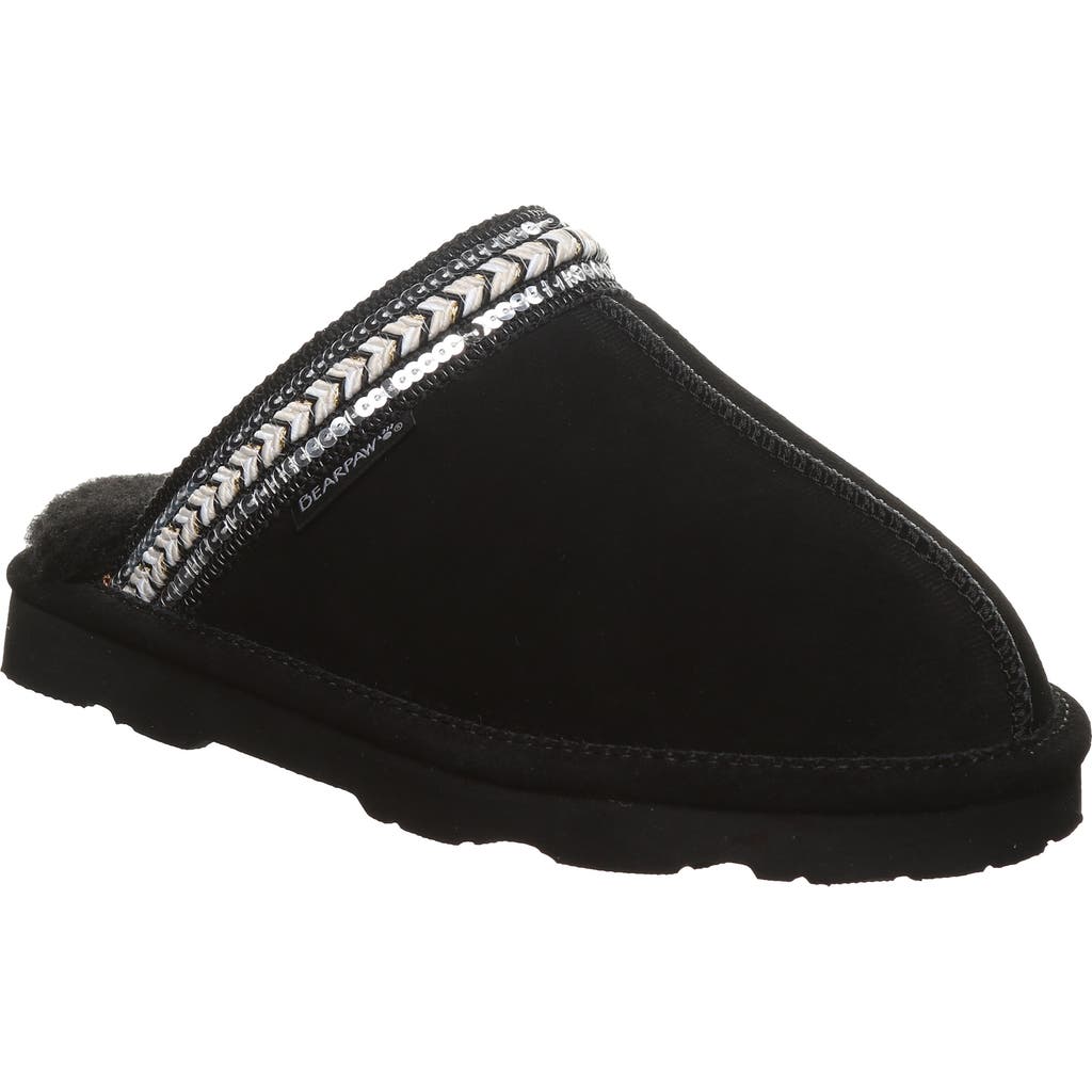 Bearpaw Tanya Scuff Slipper In Black