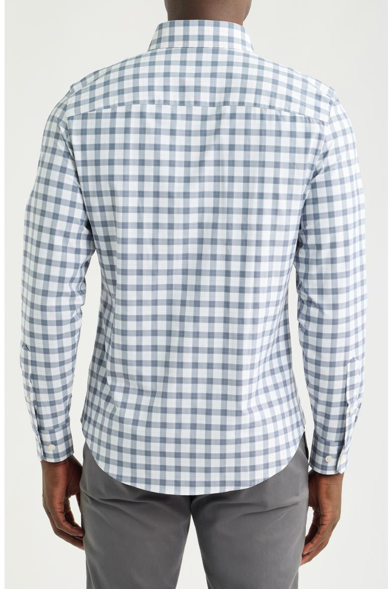 State of Mind Slim Fit Check Button-Up Shirt, Alternate, color, SHADOW BLUE PLAID