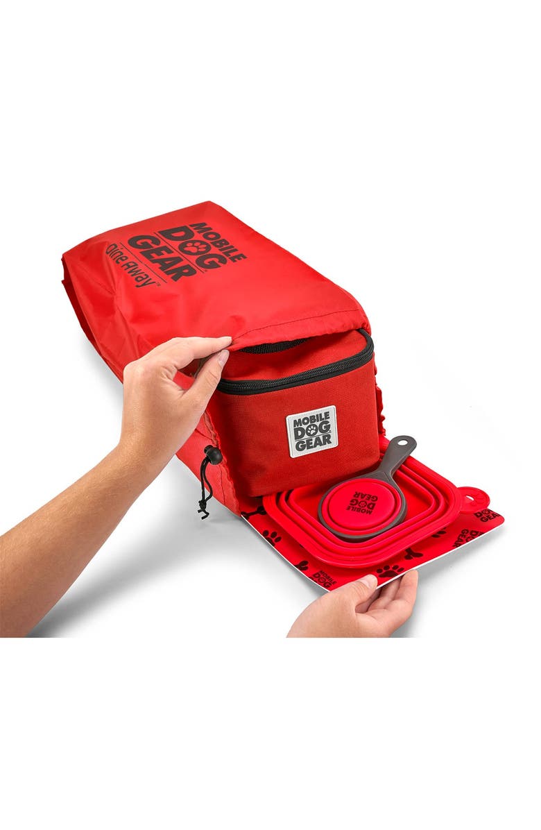 MOBILE DOG GEAR Dine Away(R) Bag - Med/Lg Dogs - Red, Alternate, color,