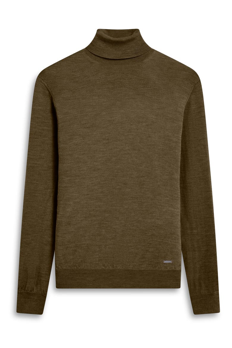 Sawyer Merino Wool Turtleneck Sweater, Alternate, color, KHAKI