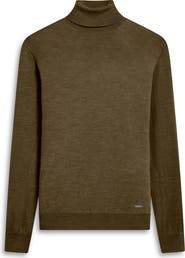 Bugatchi Sawyer Merino Wool Turtleneck Sweater