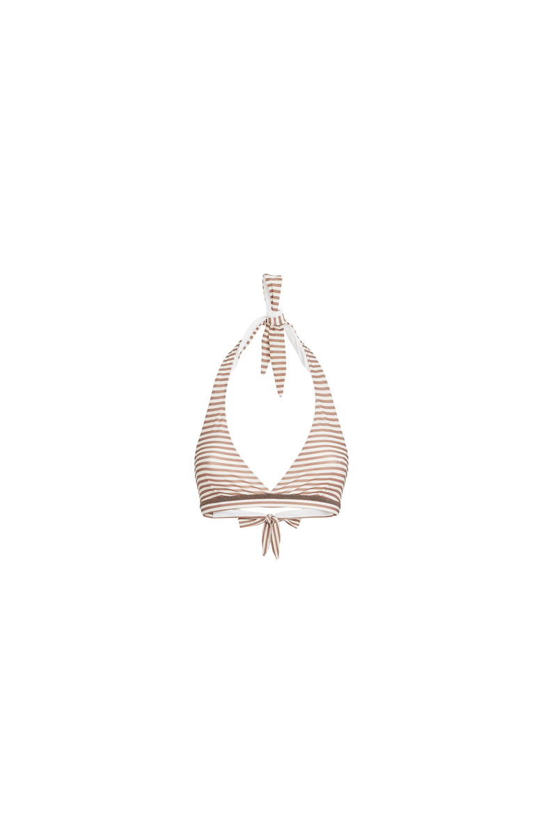 Brunello Cucinelli Bikini top with monili, Main, color, Panama