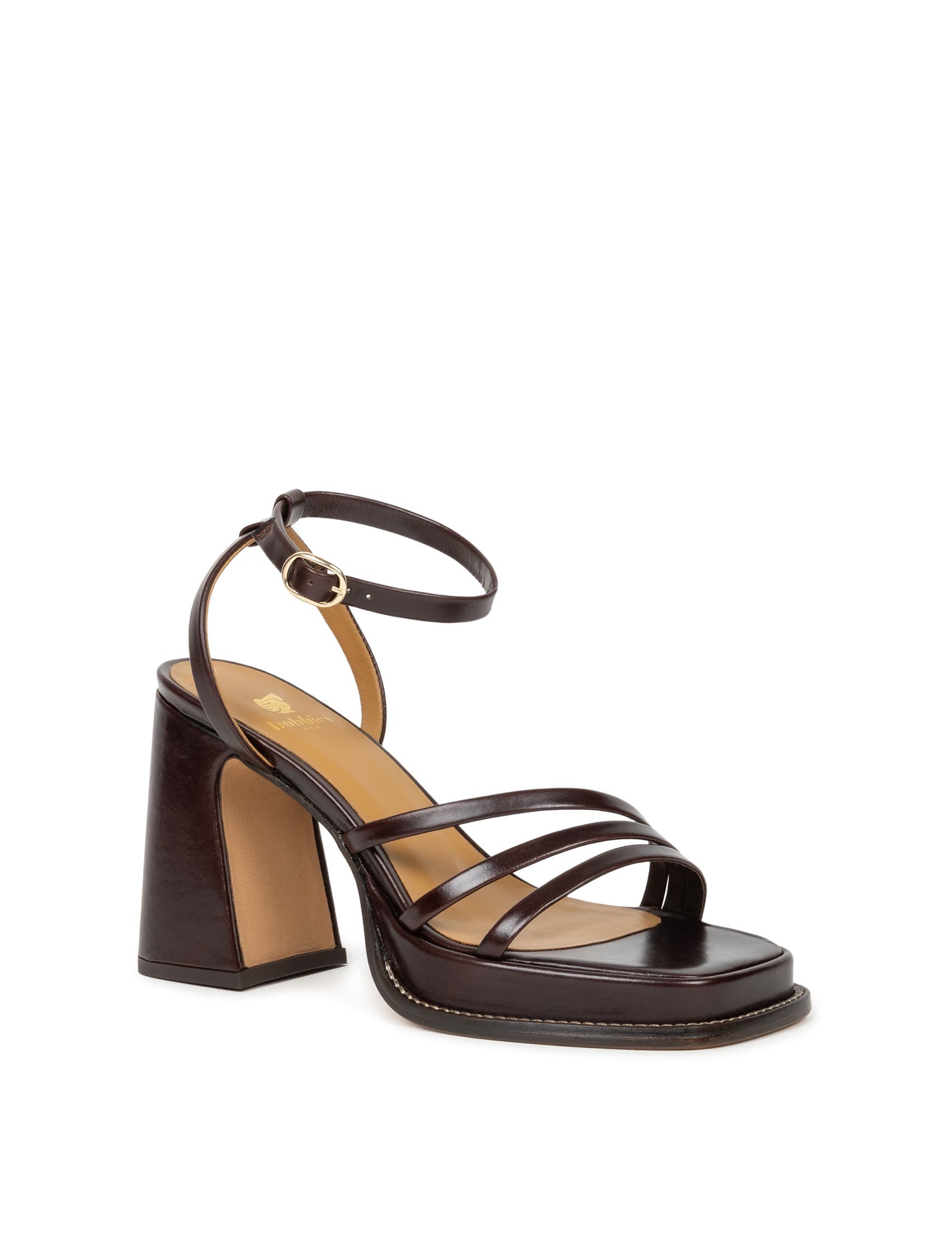 Bella Heeled Sandals, Alternate, color, Irish Coffee