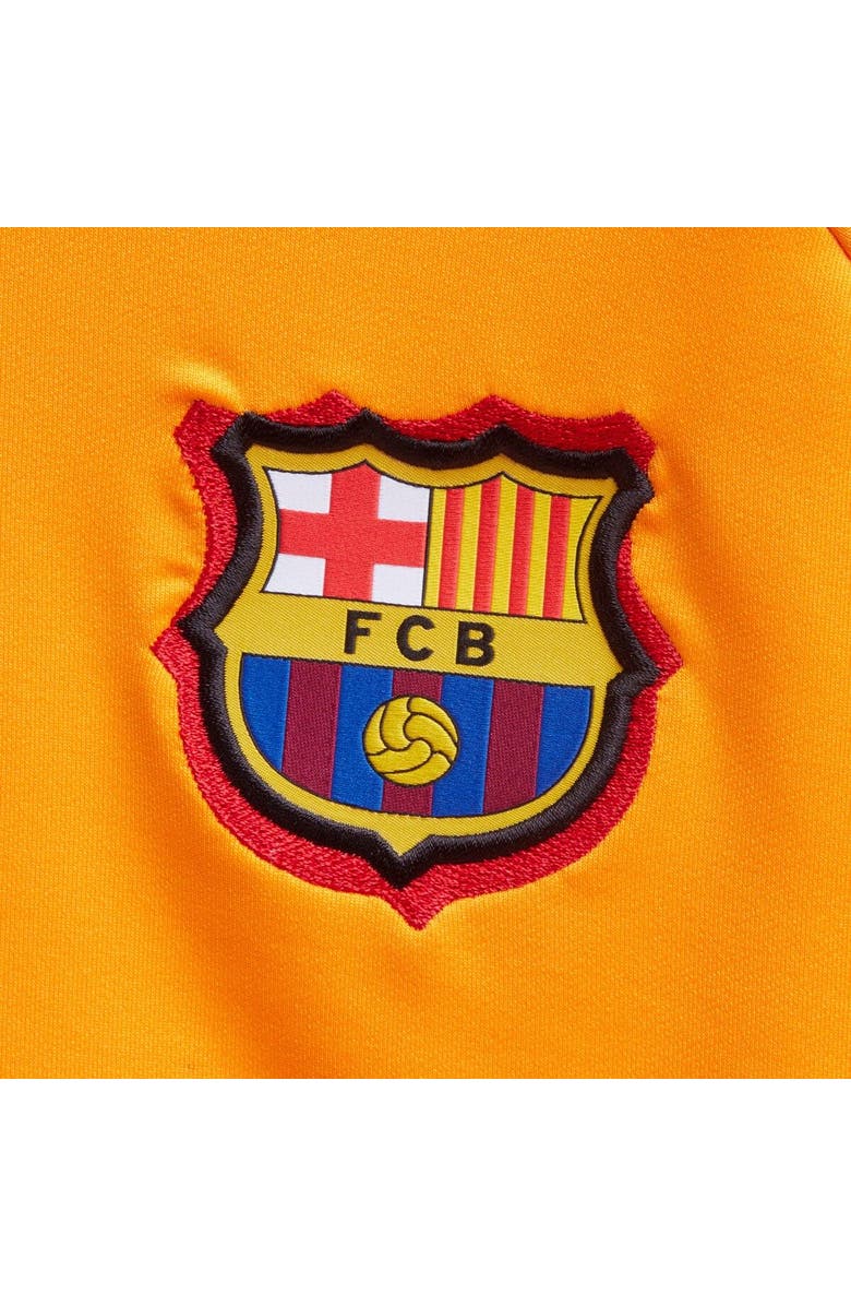 Nike Men's Nike Orange Barcelona 2021/22 Strike Drill Raglan Quarter-Zip Long Sleeve Top, Alternate, color, 