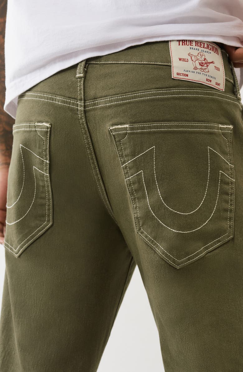 True Religion Geno Single Stitch Slim Fit Jeans, Alternate, color, Kalamata
