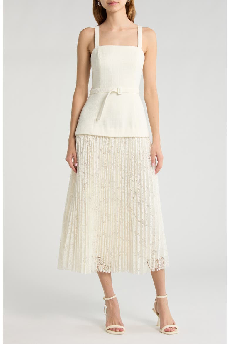 Caitlin Sleeveless Dress, Main, color, IVORY