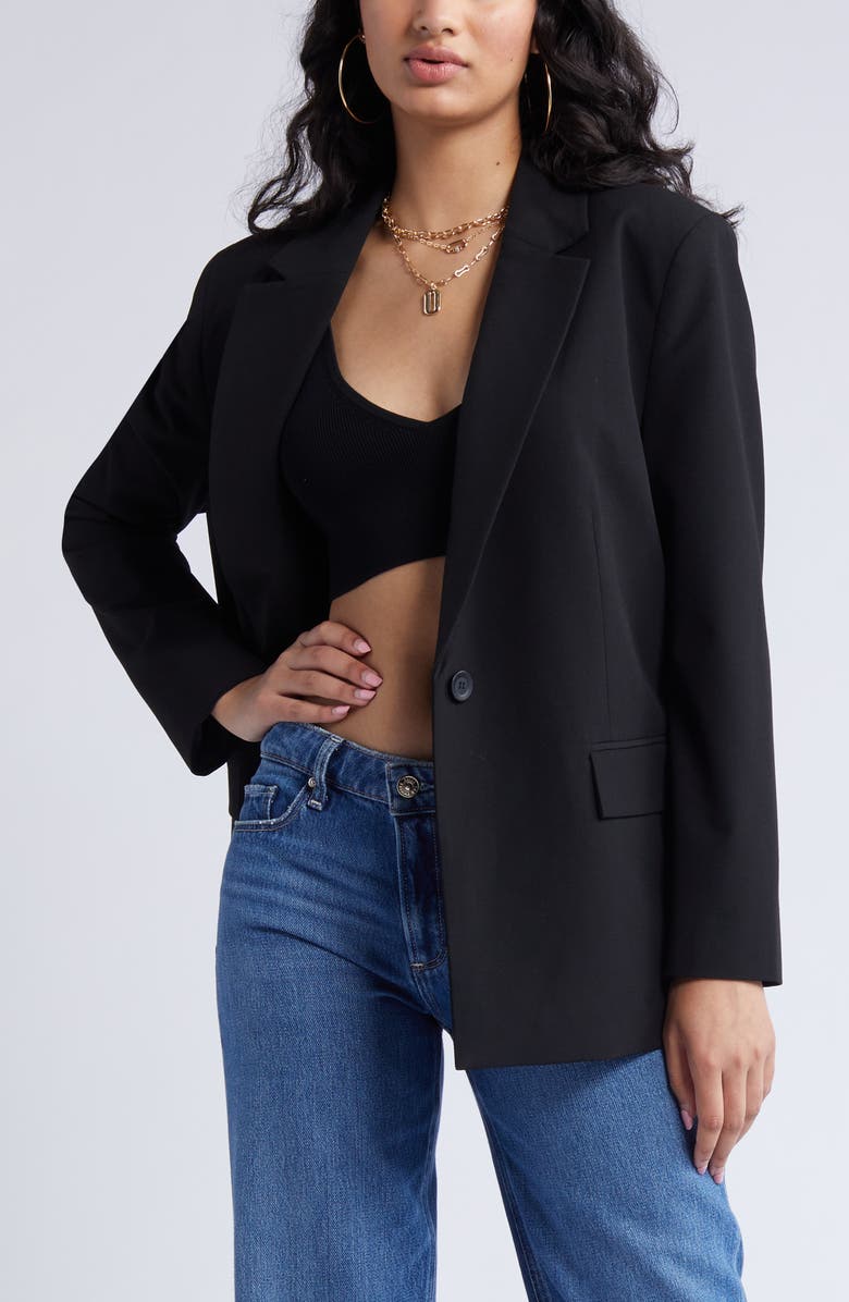 Open Edit Relaxed Fit Blazer, Alternate, color,