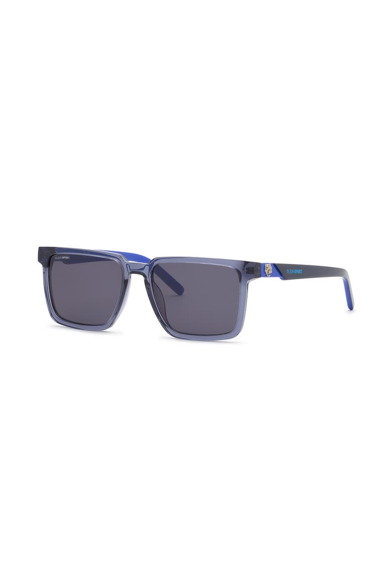 Sunglasses Plein Sport Touchdown Men, Alternate, color, darkgrey/black