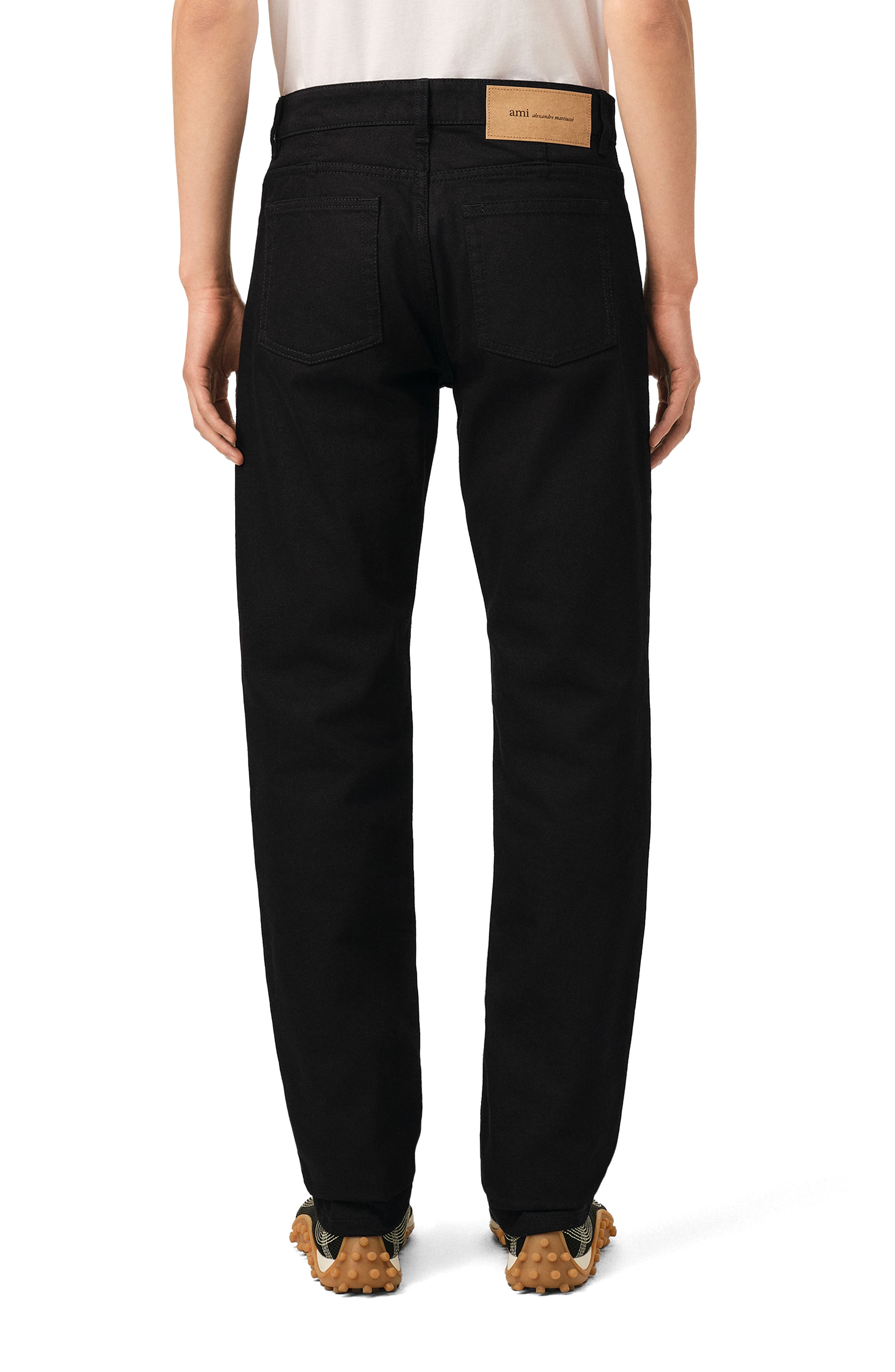 AMI Paris Mattiussi Classic Fit Regular Waist Straight Leg Jeans (Men ...