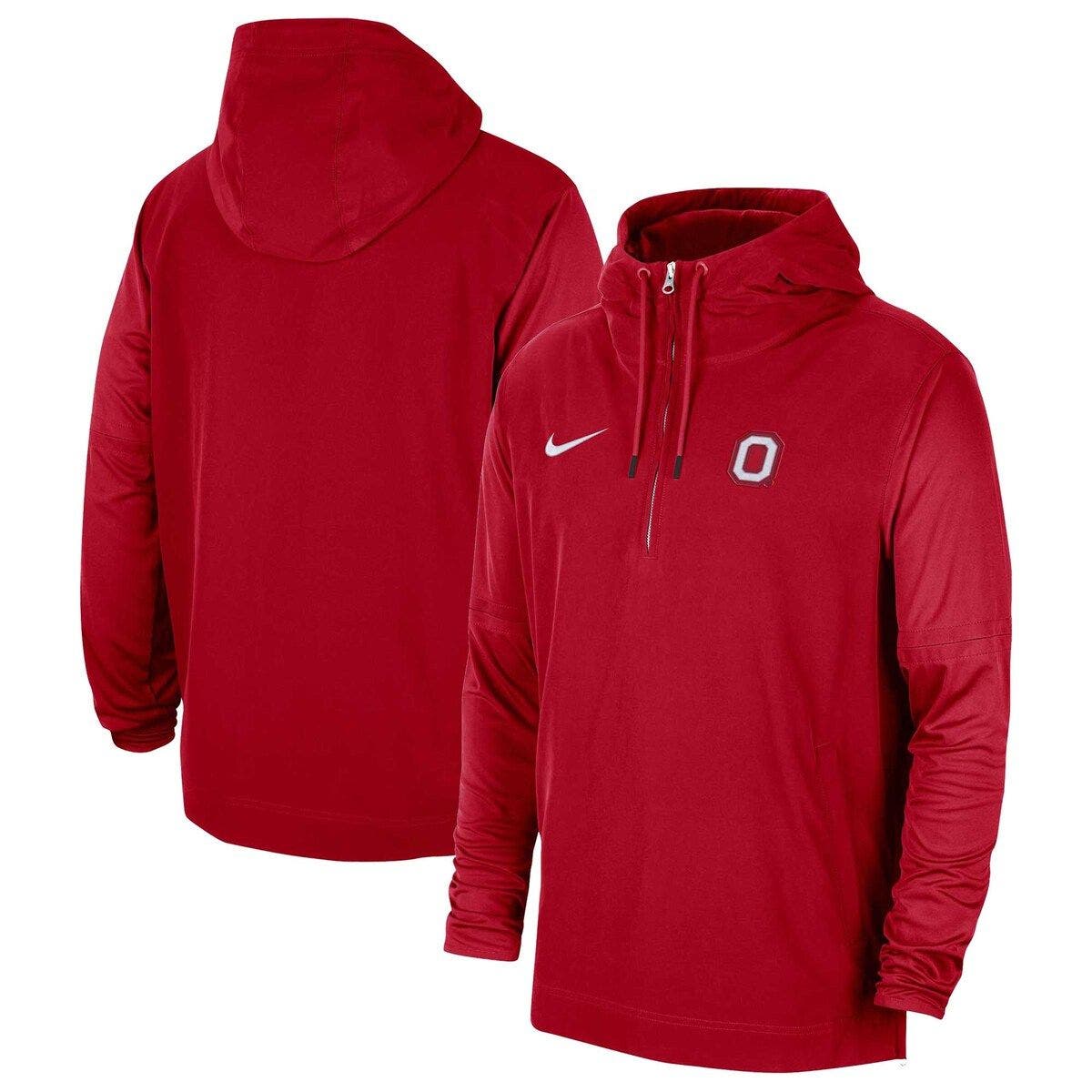 nike men's ohio state quarter zip