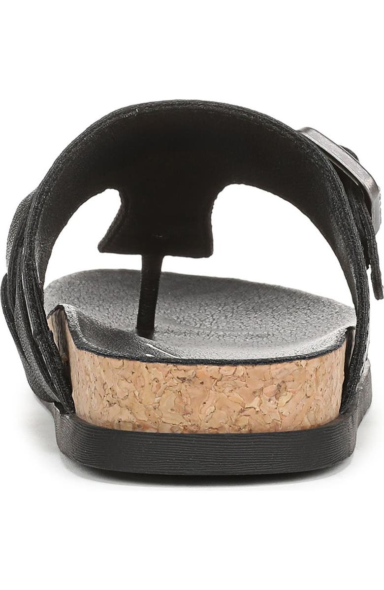 Blowfish Malibu Lakeshore Slide Sandal, Alternate, color, Black Faux Leather