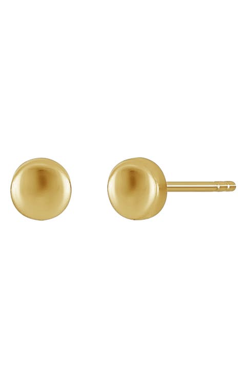 14K Gold Stud Earrings