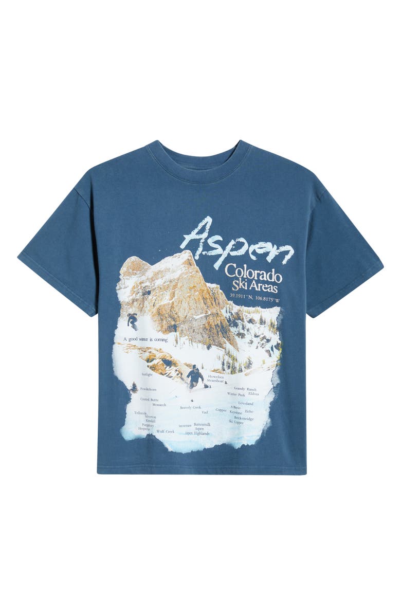 ID Supply Co NPL Ski Areas Graphic T-Shirt, Main, color, Washed Navy