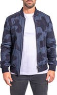 Maceoo Ascension0008 Leather & Denim Camouflage Jacket