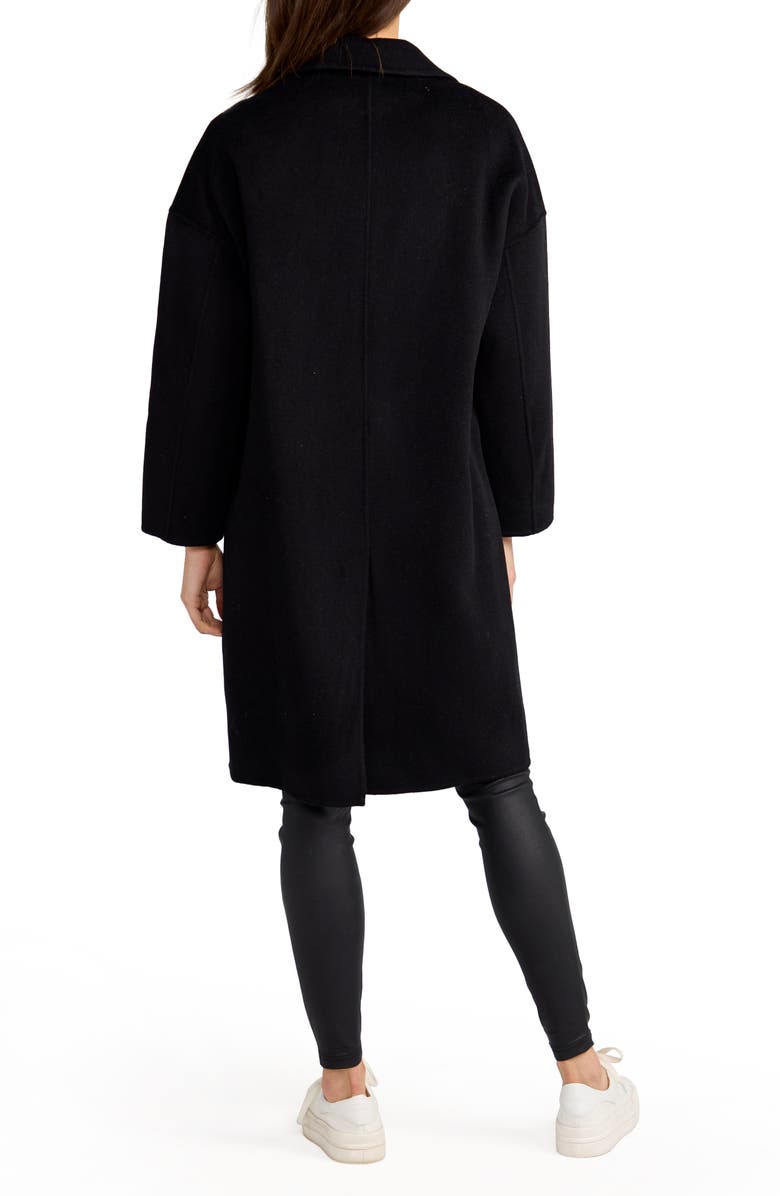 Belle & Bloom Amnesia Oversized Wool Blend Coat, Alternate, color, Black