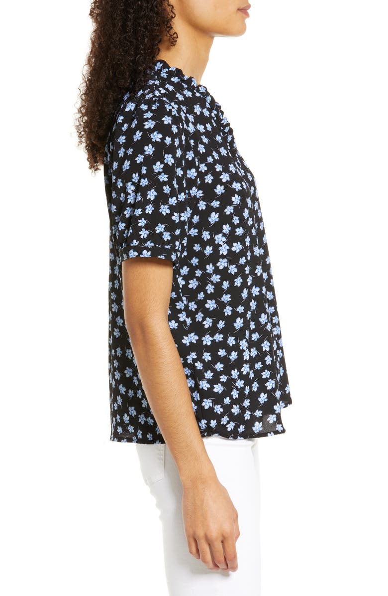 CeCe Brooke Ditsy Puff Sleeve Blouse, Alternate, color, 