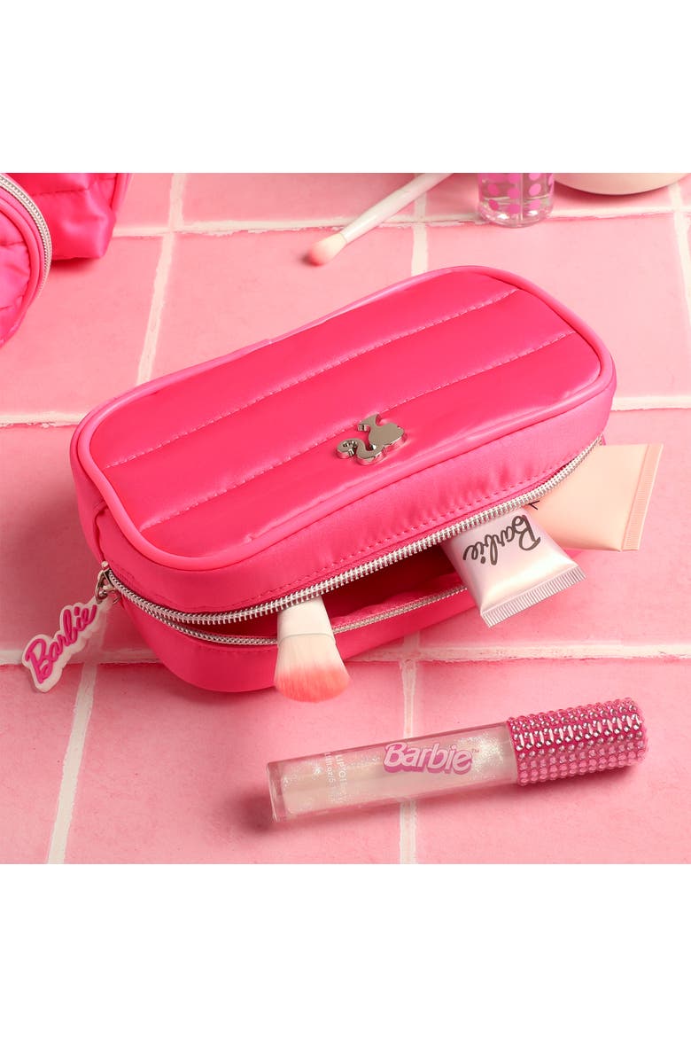 Camera Bag Shape Cosmetic Bag, Alternate, color, Pink