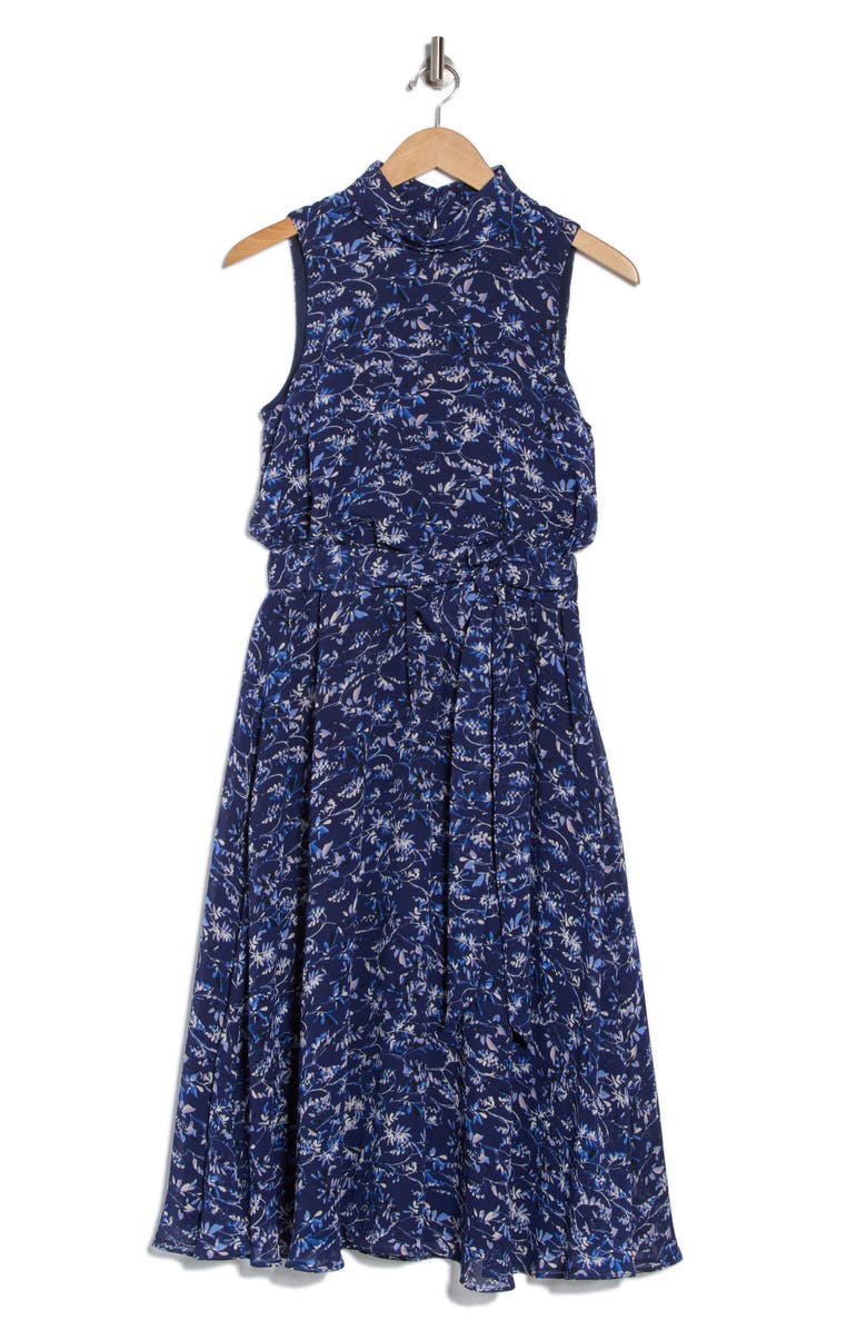 Eliza J Sleeveless Midi Dress, Alternate, color,