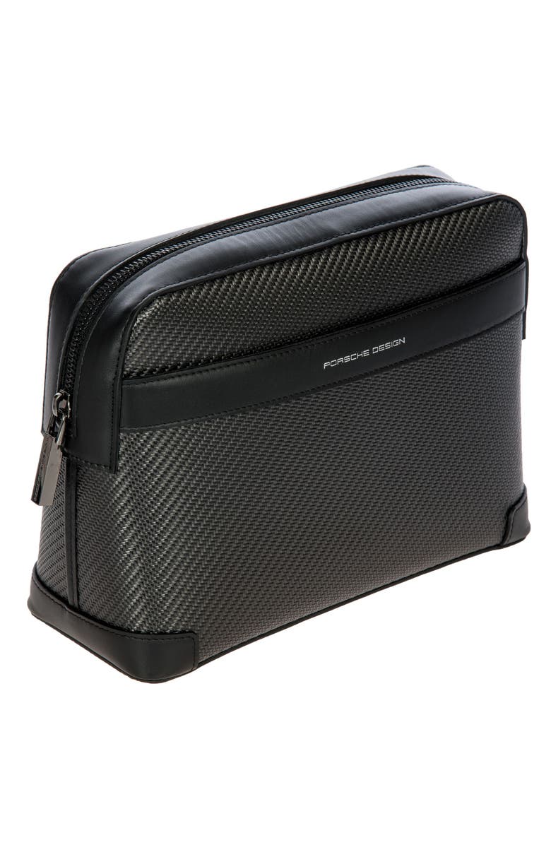 Porsche Design Carbon Washbag, Main, color, Black