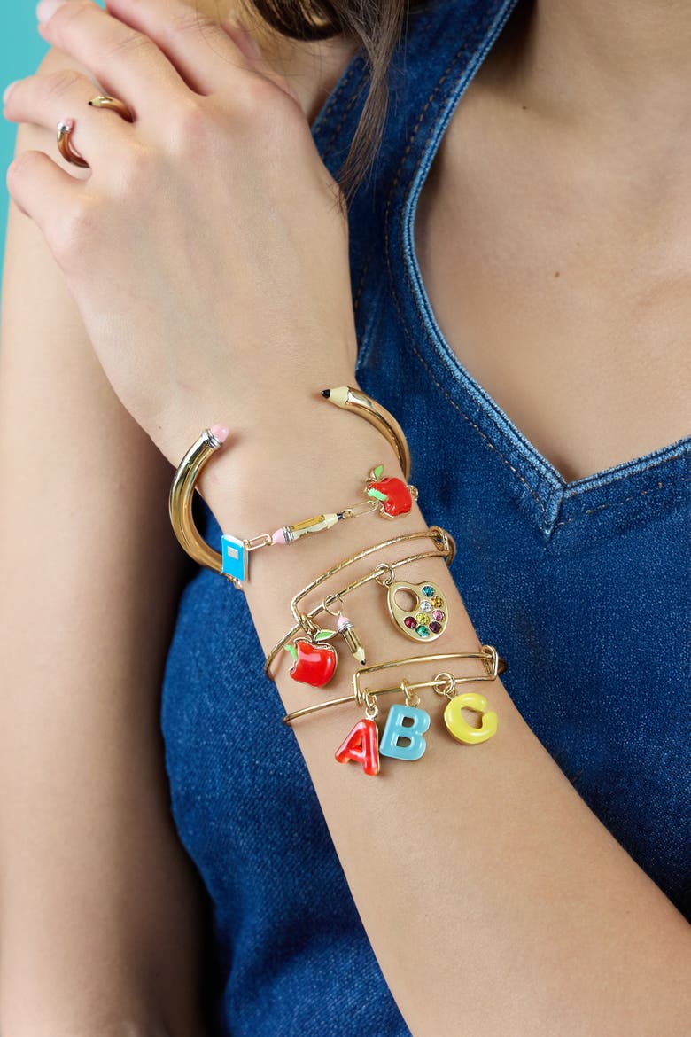 Pencil Cuff, Alternate, color, Gold