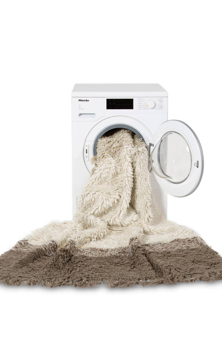 Lorena Canals Into the Blue Washable Wool Rug, Alternate, color, 