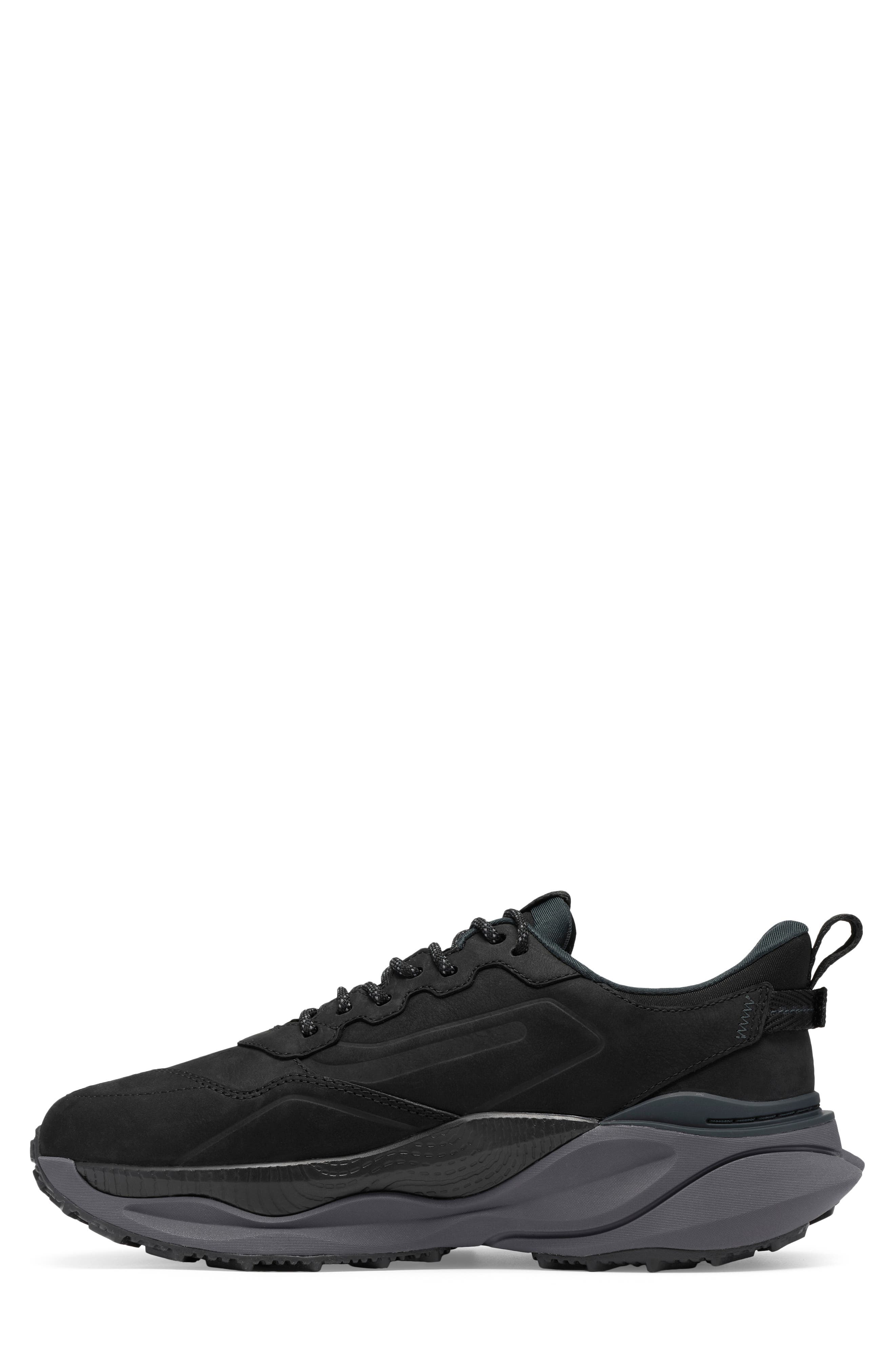 Pace Trail Sneaker, Alternate, color, BLACK
