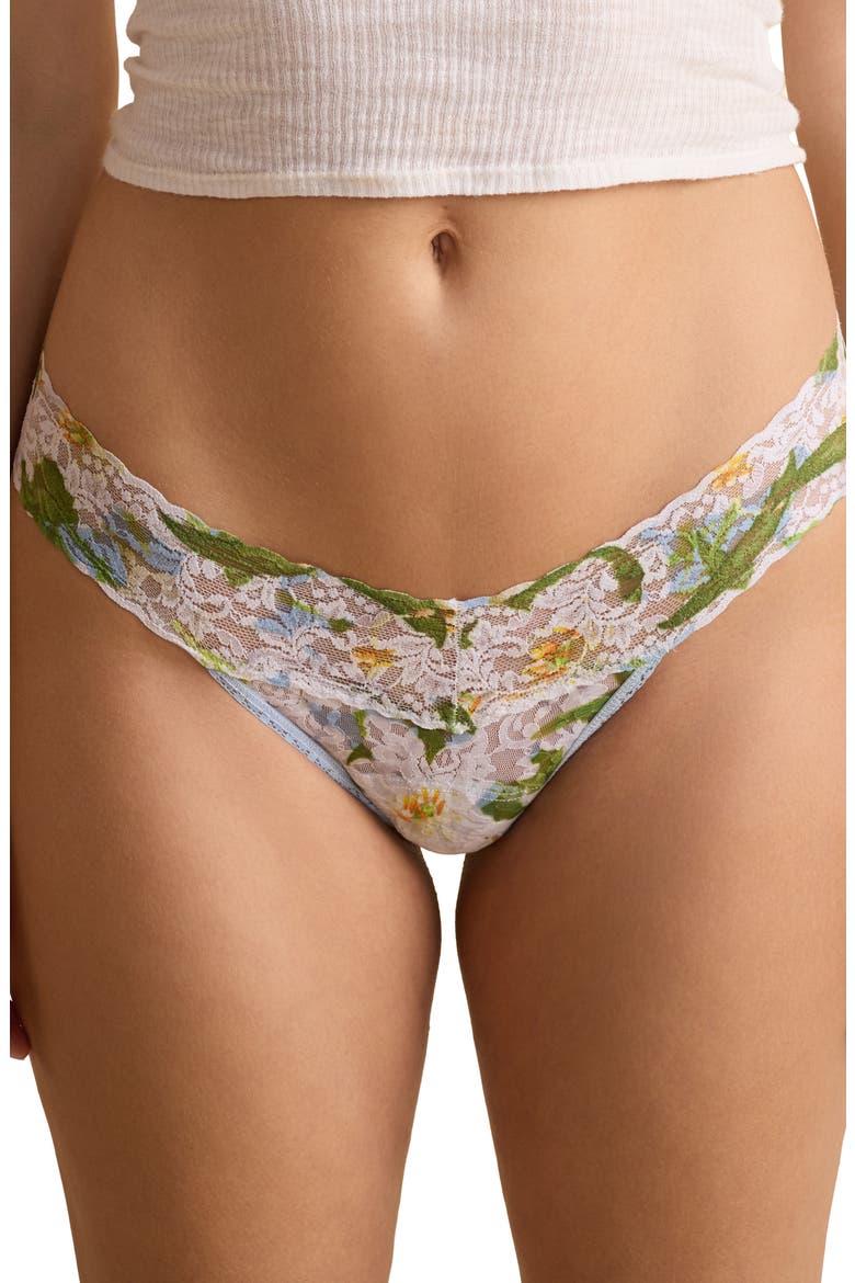 Print Low Rise Thong, Main, color, ABSOLUTE-LILLY