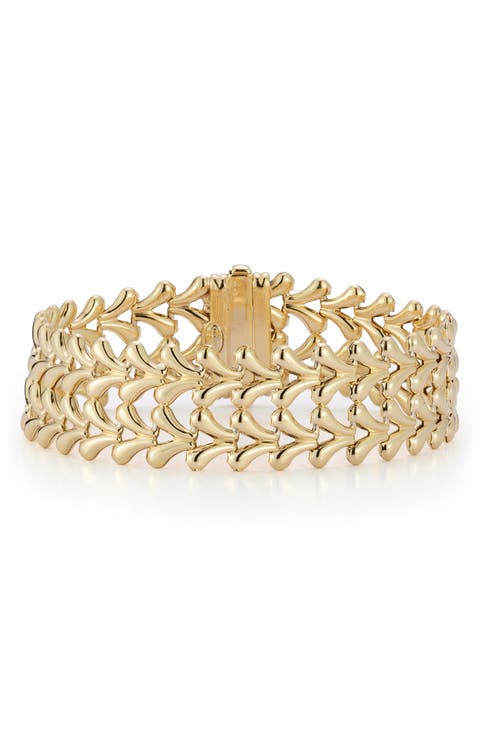 Double Row Weave Bracelet