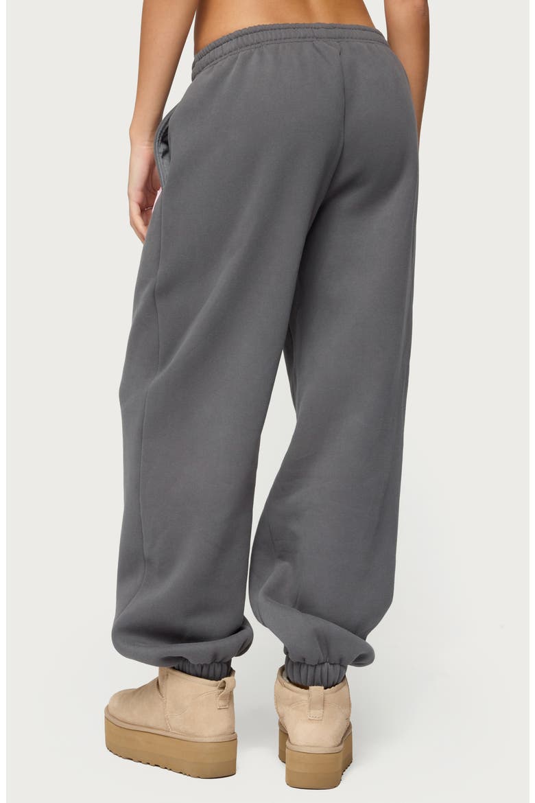 Major Love Fleece Logo Graphic Sweatpants, Alternate, color, DARK-GRAY