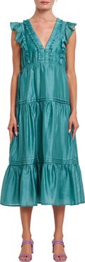 CIEBON Rhaella Tiered Maxi Dress