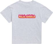 Palm Angels Kids' Flames Cotton T-Shirt