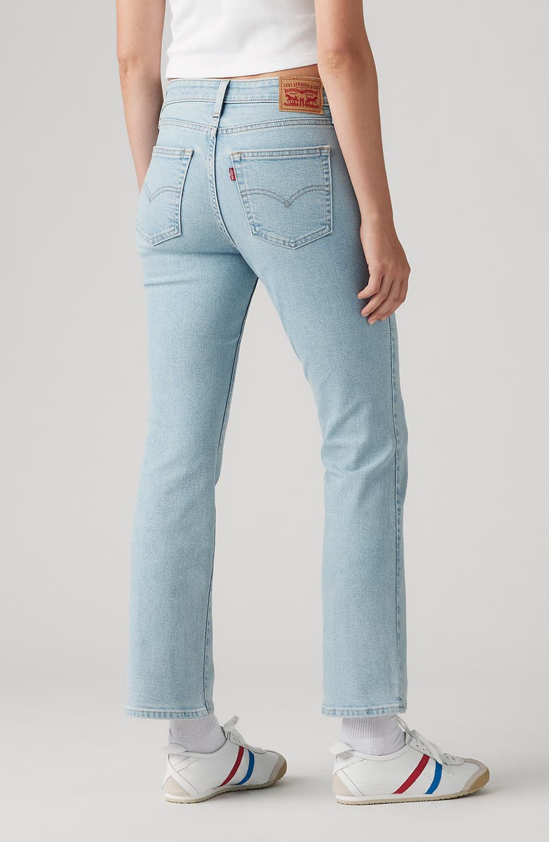 Levi's<sup>®</sup> 725 Authentic Crop Bootcut Jeans, Alternate, color, Struck By Lightning Clean