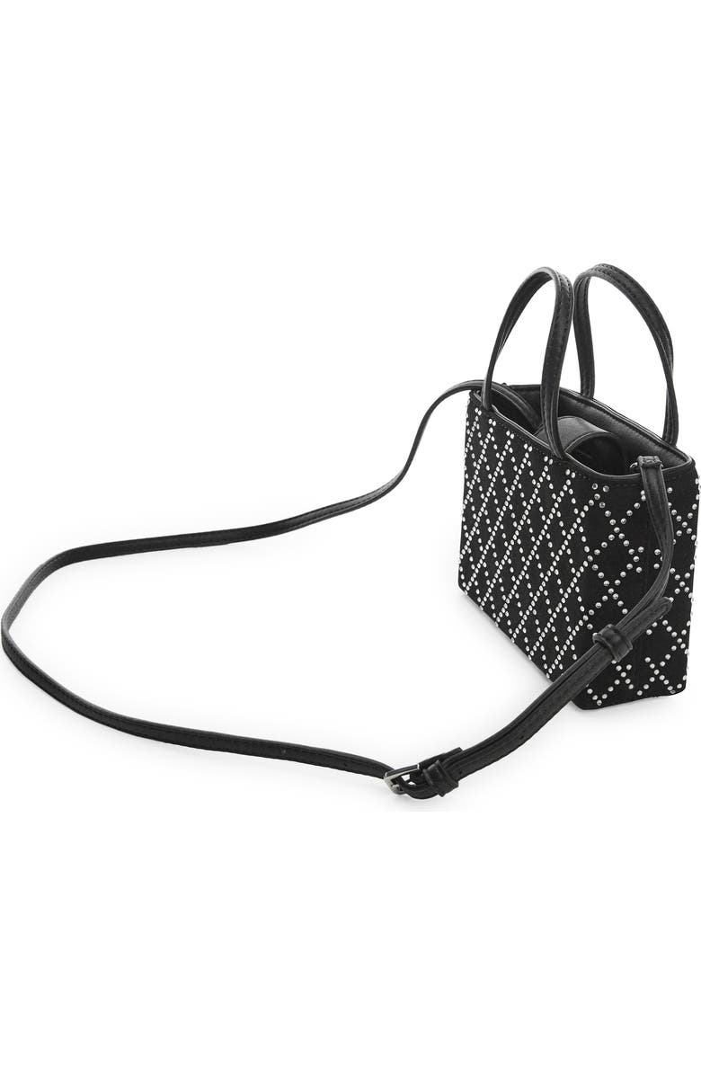MANGO Rhinestone Top Handle Bag, Alternate, color,