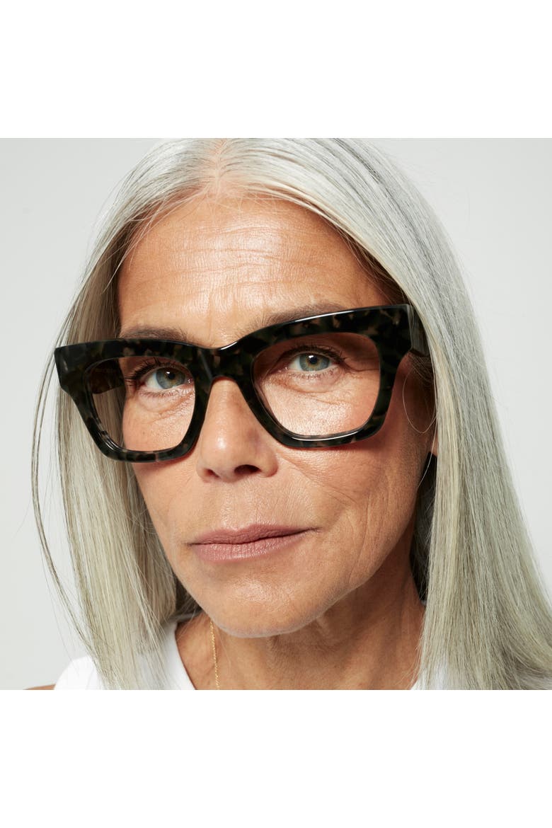 Rosalie Blue Light Glasses, Alternate, color, Dark Tortoise