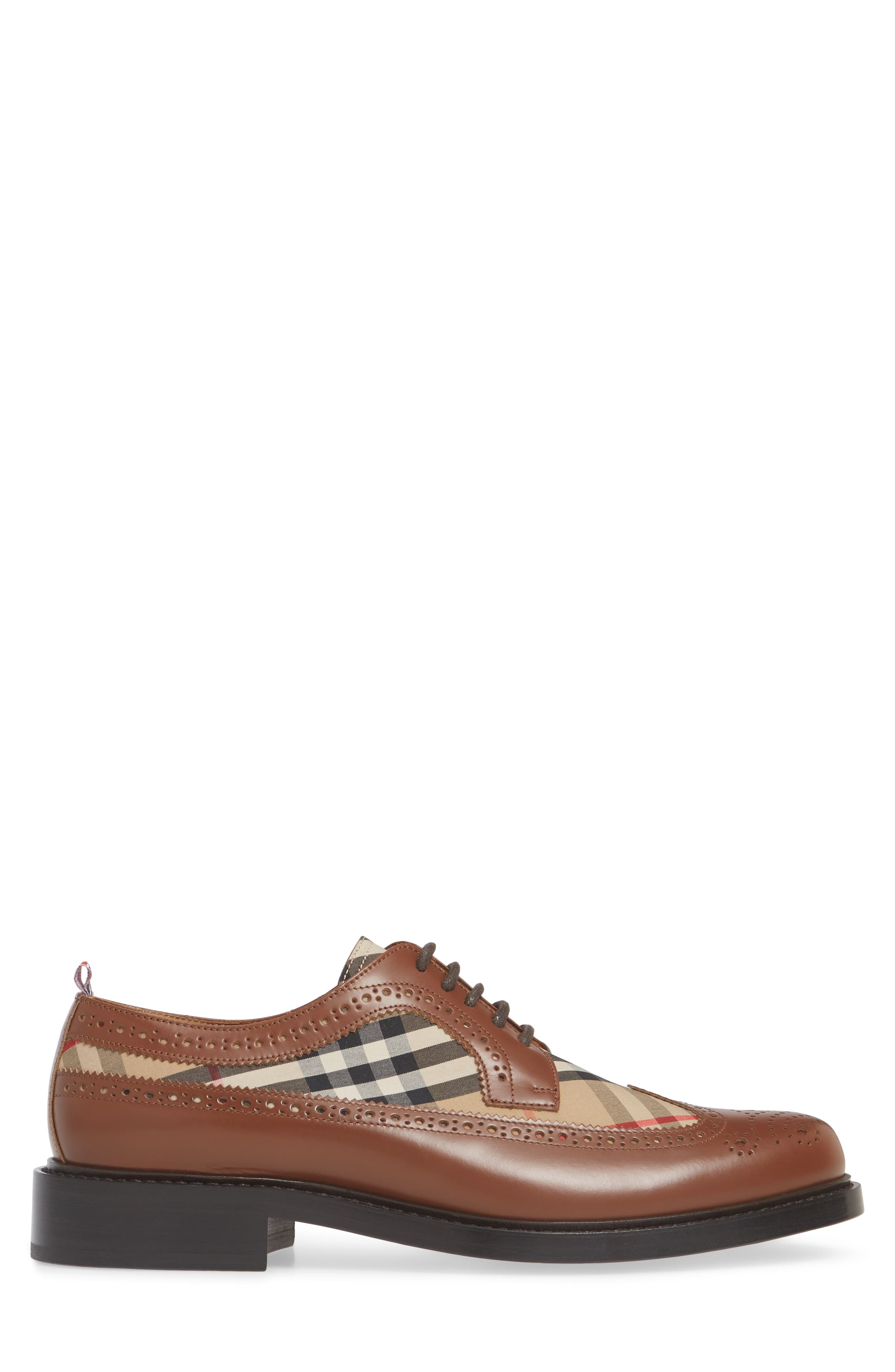 Burberry Arndale Wingtip, Alternate, color, 