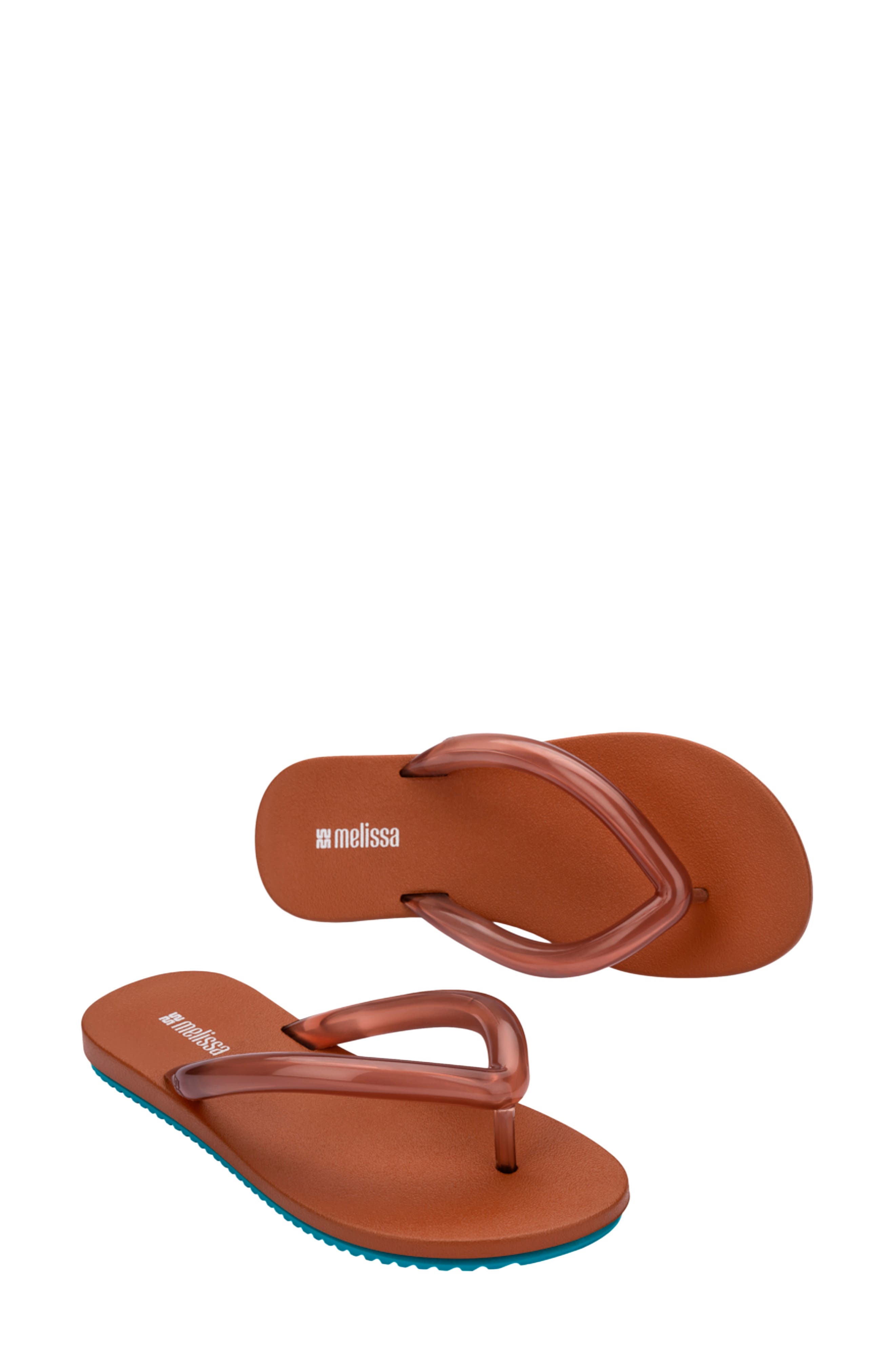 Airflow Flip Flop, Alternate, color, BROWN/BLUE