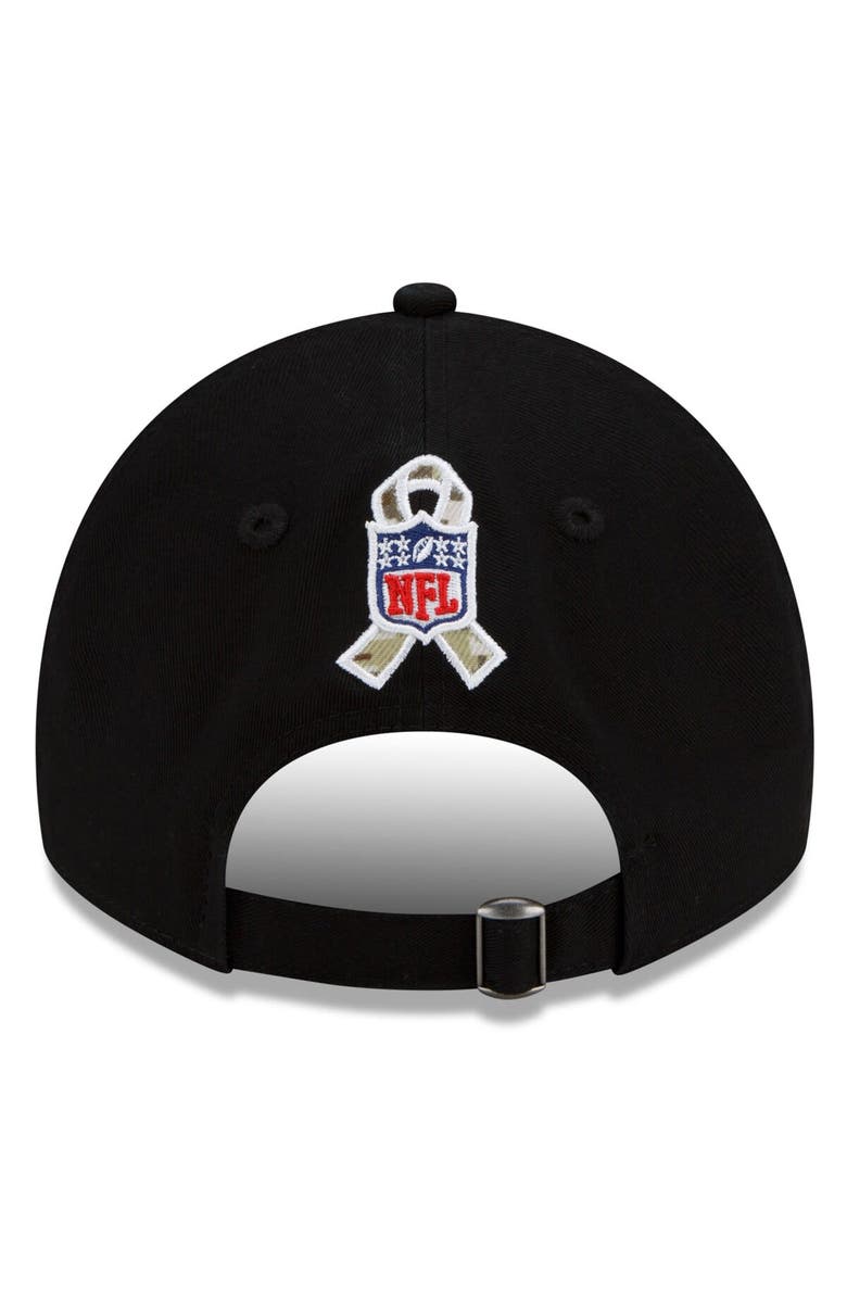 New Era Men's New Era Black Los Angeles Chargers 2022 Salute To Service 9TWENTY Adjustable Hat, Alternate, color,