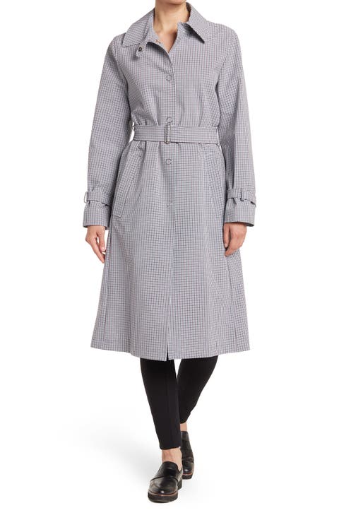 HUGO BOSS Cosephina Check Print Coat