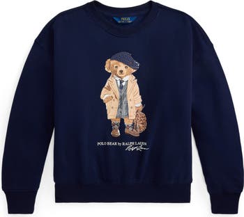 Kids' Polo Bear Fleece Graphic Sweatshirt