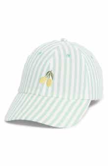 FRASIER STERLING Amalfi Lemon Canvas Adjustable Baseball Cap