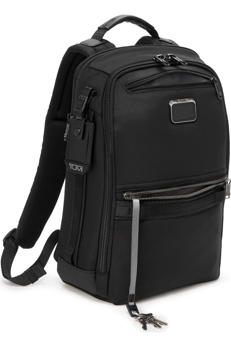 compact backpack tumi Kith for Alpha Slim The Alpha Slim Backpack combines professional aesthetics with practical functionality for daily commutes and business trips Shop Travel Backpacks: Wheeled Bags