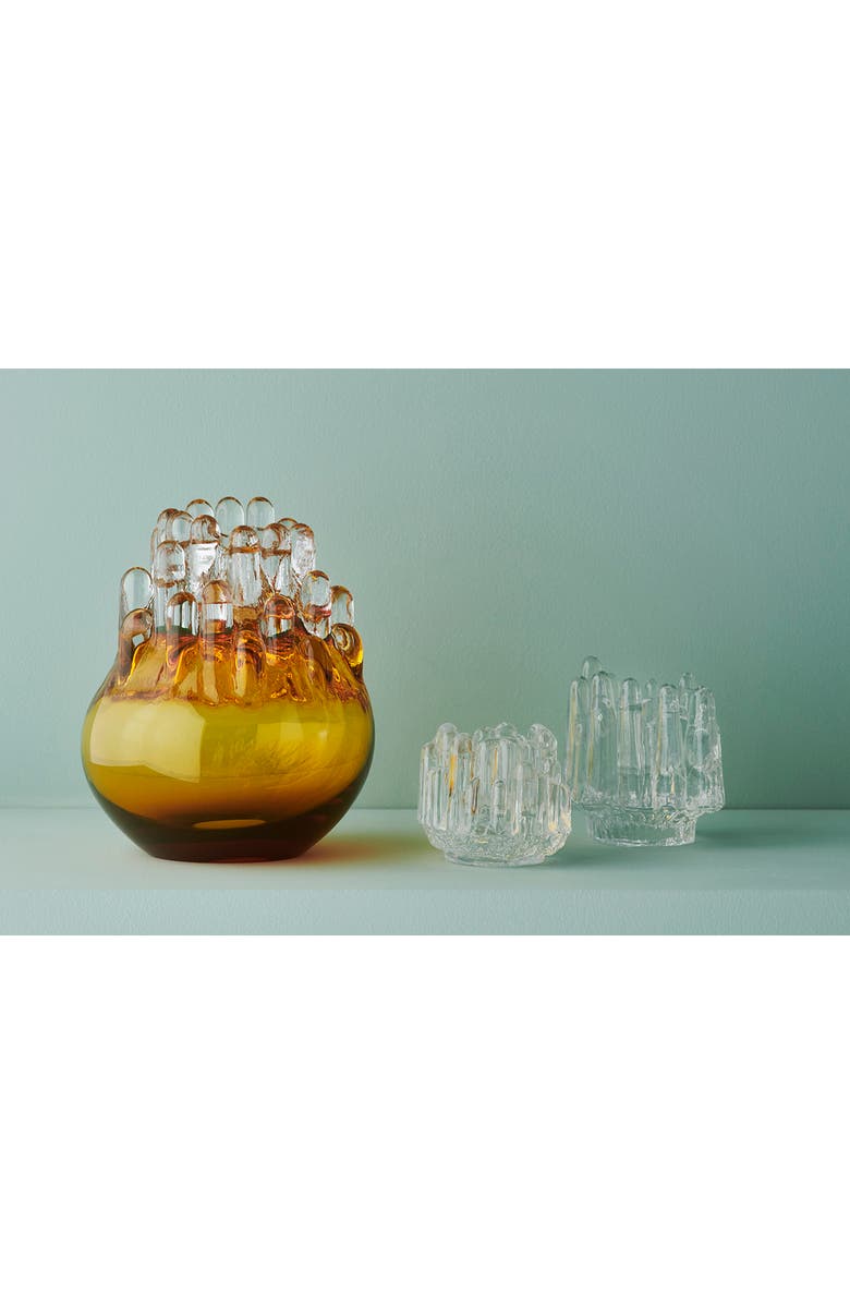 Kosta Boda Polar Medium Votive Holder, Alternate, color, Orange