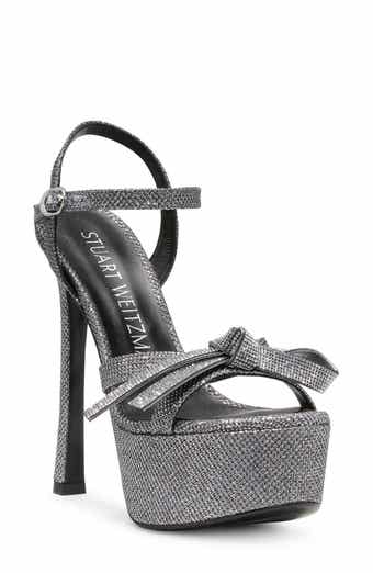 Stuart Weitzman Mega Bow Platform Sandal