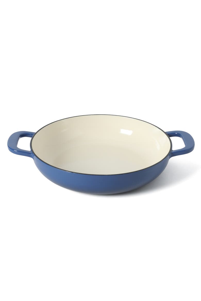 Gatwick 3.5-Quart Enameled Cast Iron Braiser with Lid, Alternate, color, Blue