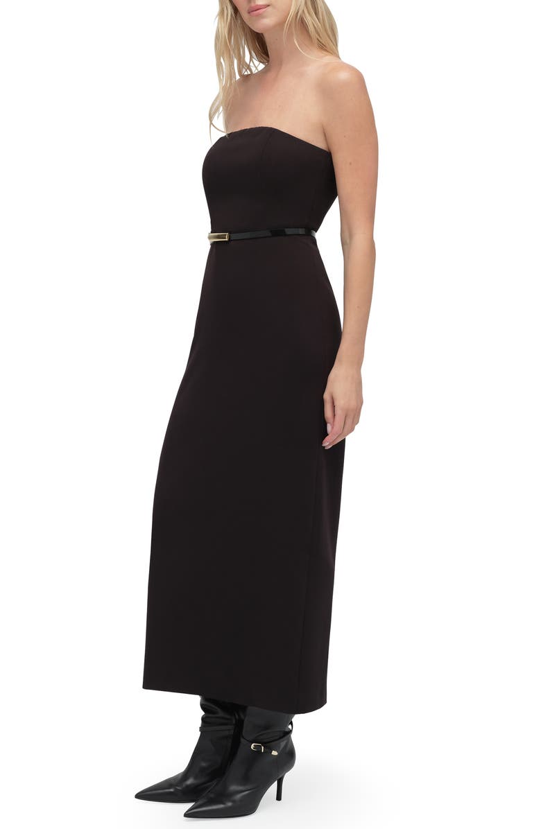 Favorite Daughter The Willow Strapless Maxi Dress, Alternate, color, Black