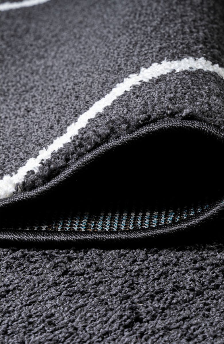 JONATHAN Y Cole Minimalist Diamond Trellis Area Rug, Alternate, color, Black/White
