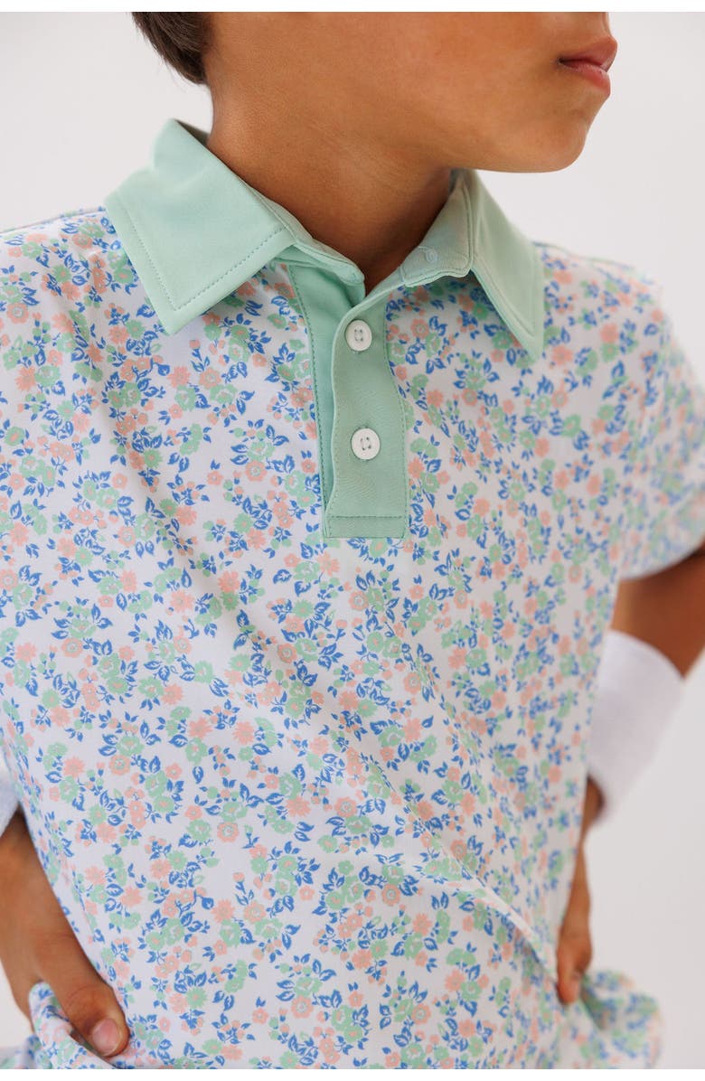 Courtside Kids Boys Polo Shirt, Alternate, color, Palm Green