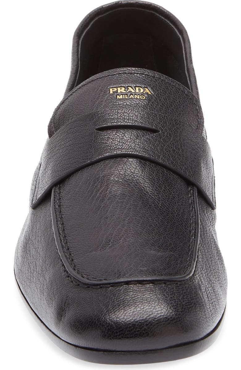 Prada Penny Loafer, Alternate, color, Nero